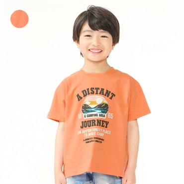 プリント半袖Tシャツ